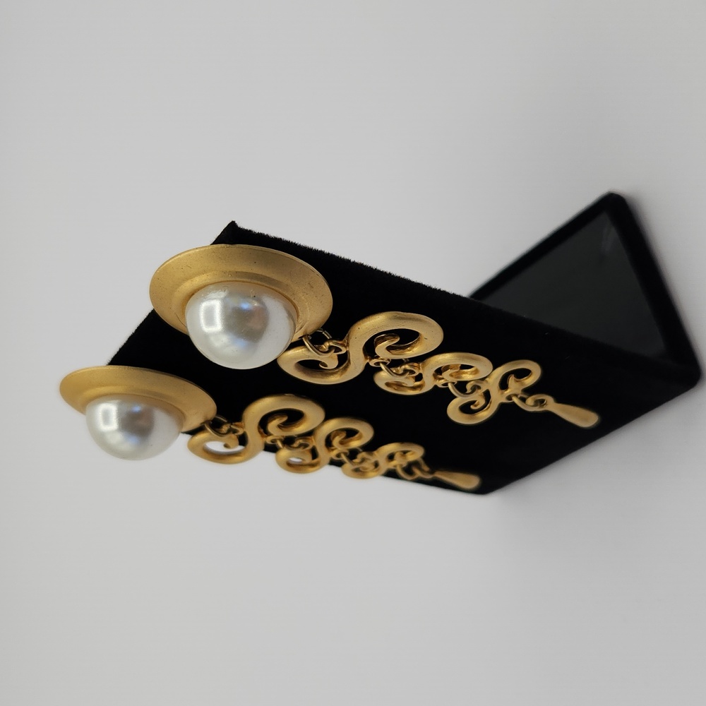 Dangle Statement Earrings - image 4